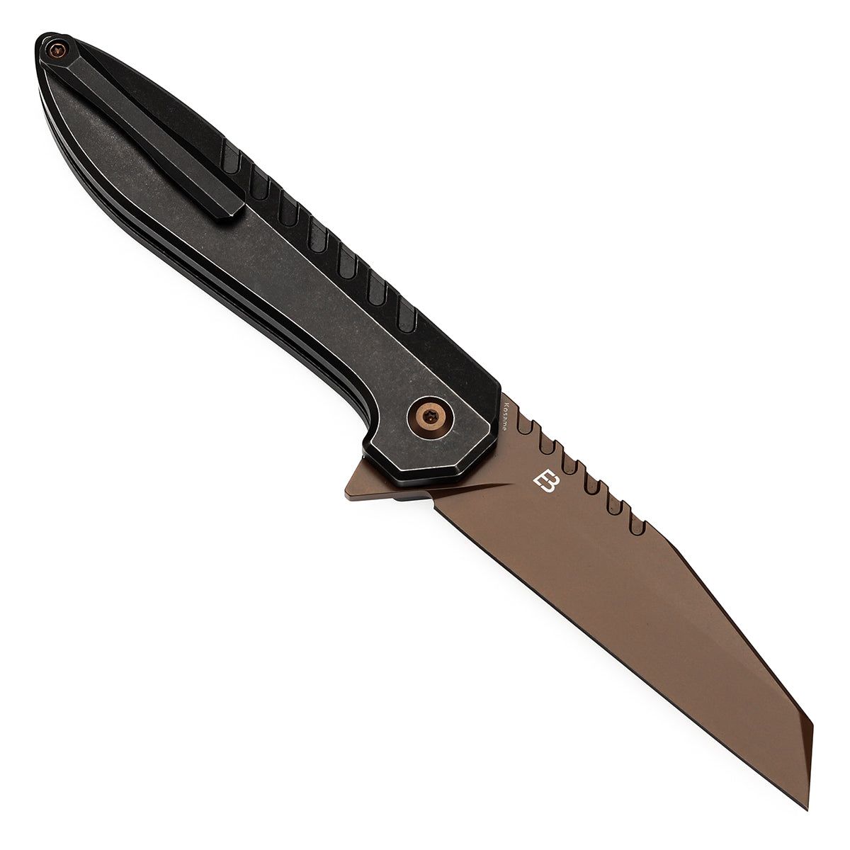 Kansept Kosame T1093F7 open position showing 154CM Wharncliffe blade