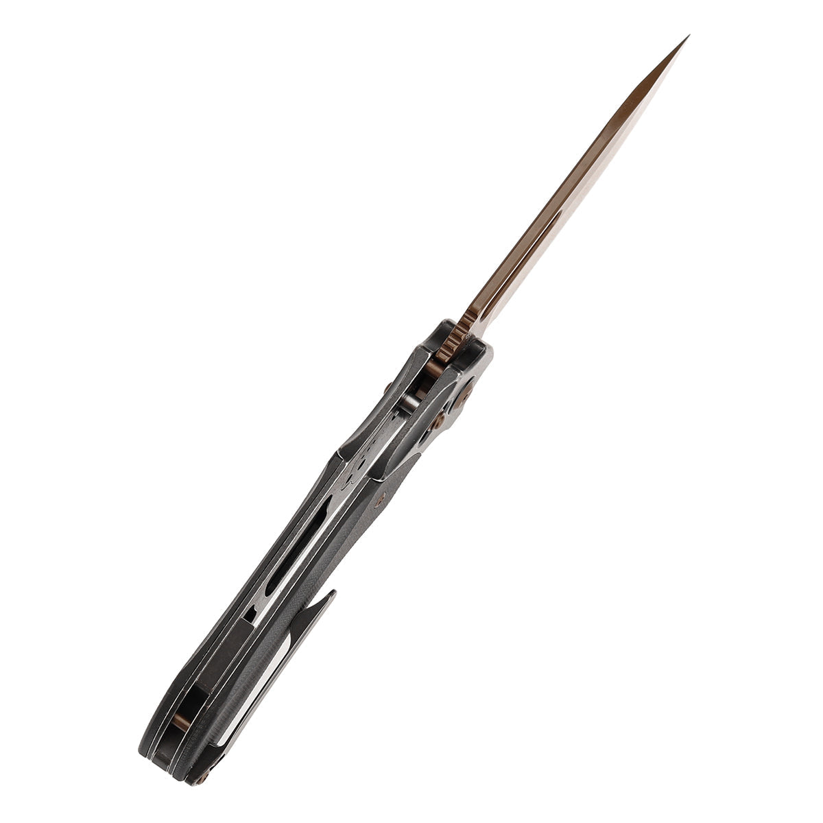 Kansept Quasar T1099V3 black G10 handle scales