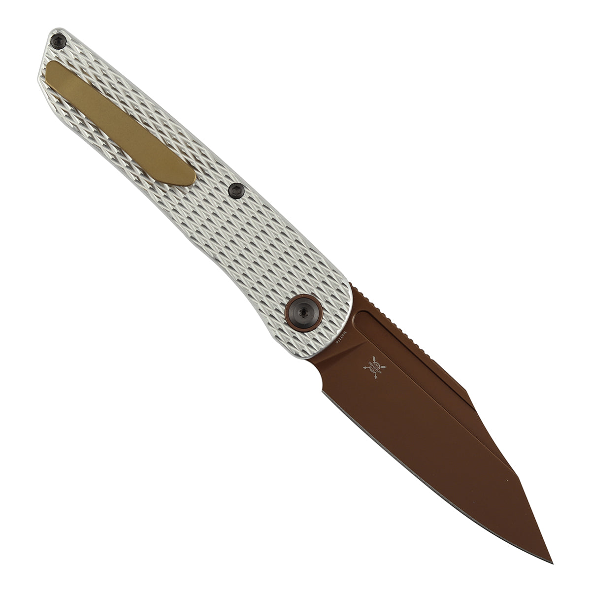 Kansept Nettle T1103A3 open position showing 154CM tanto blade