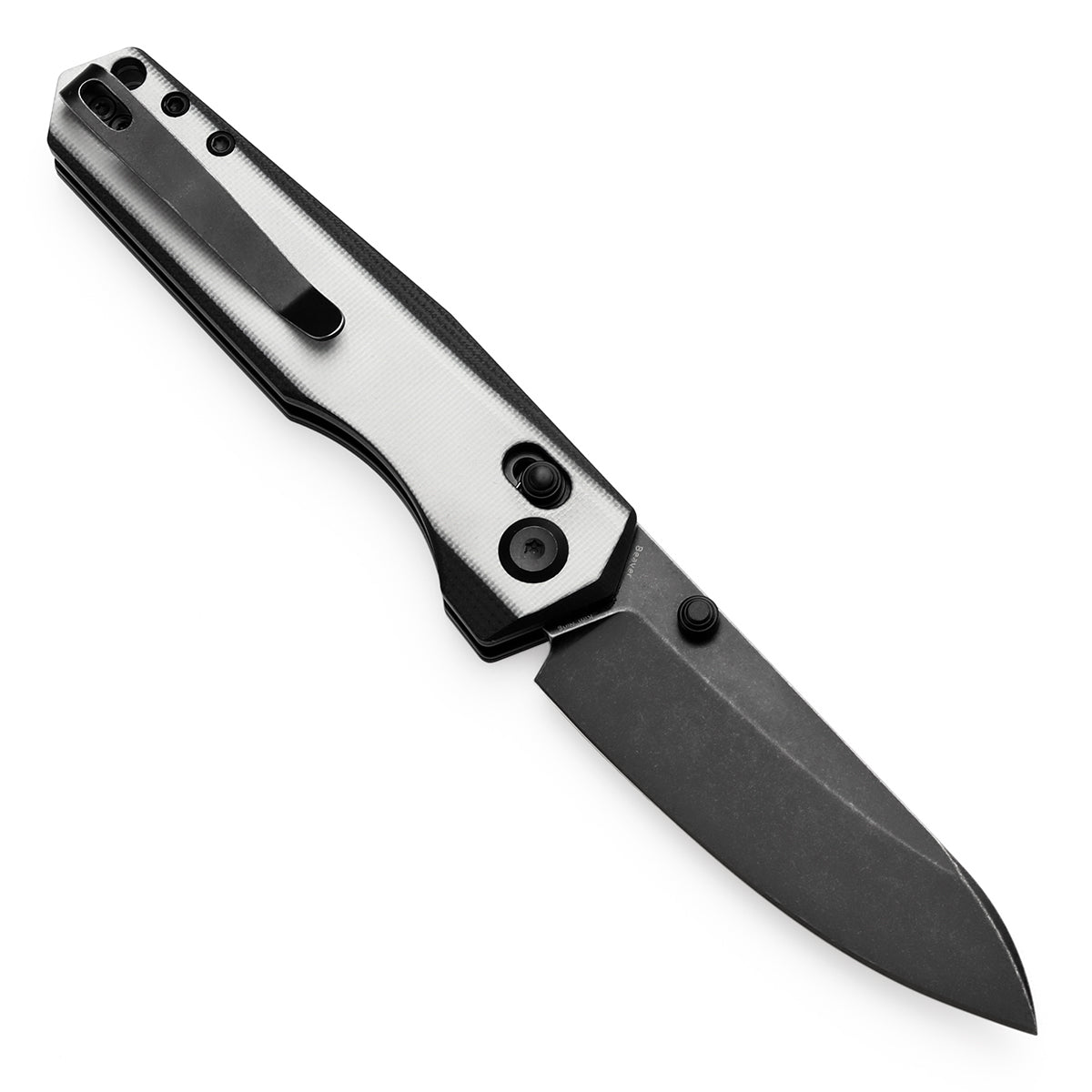 Tenable Beaver T1105V2 open position showing Nitro-V drop point blade
