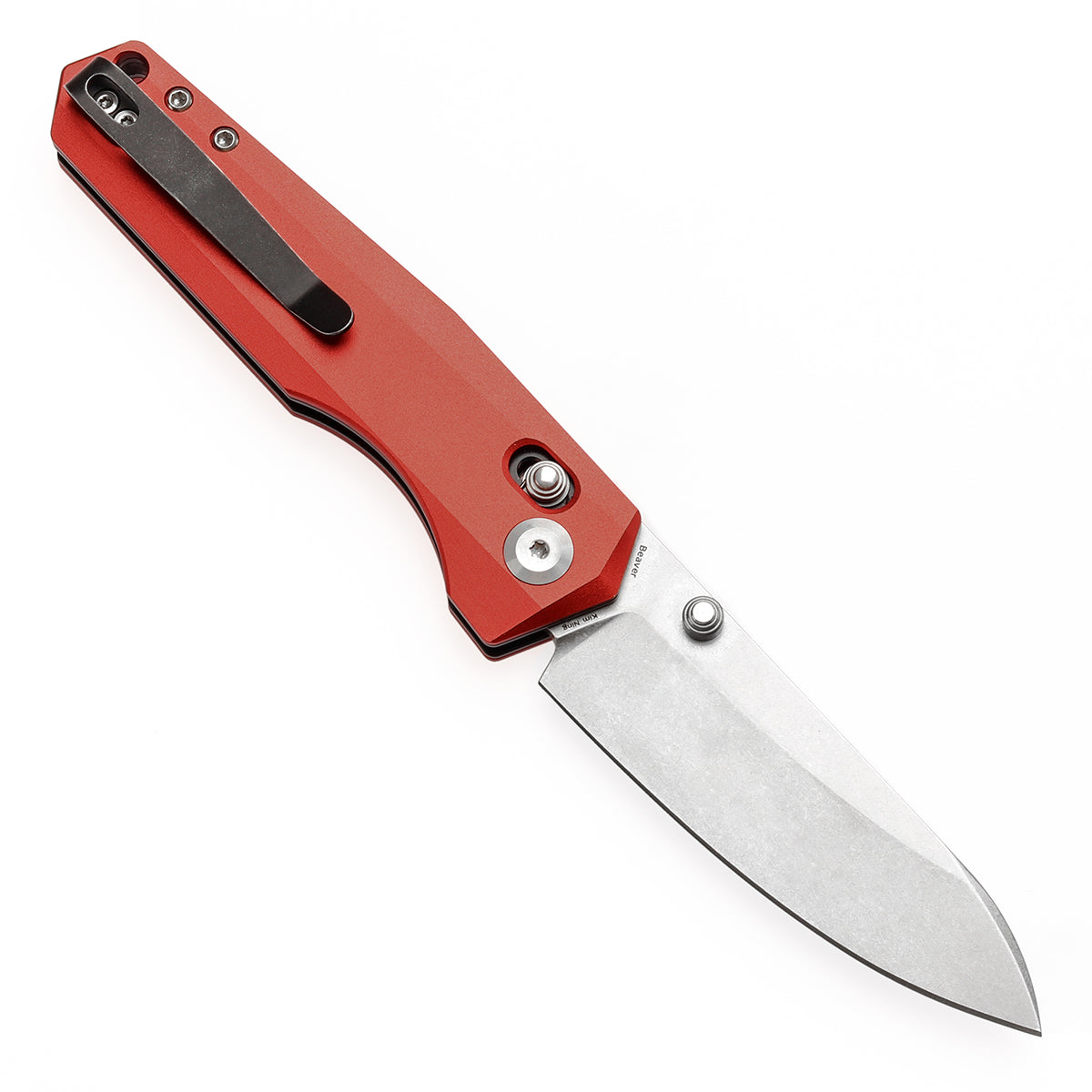 Tenable Beaver T1105V3 open position showing Nitro-V drop point blade