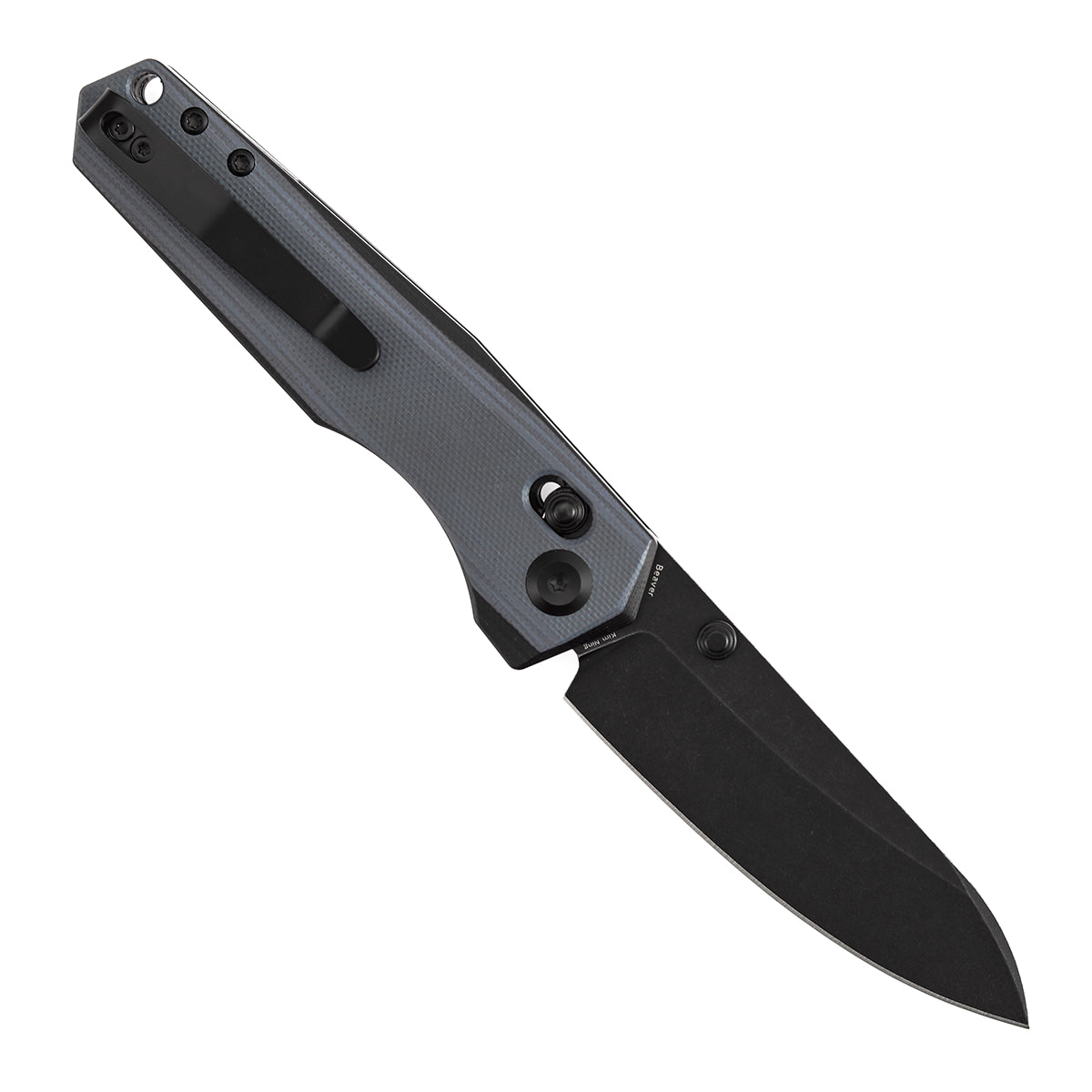 Tenable Beaver T1105V7 open position showing Nitro-V drop point blade