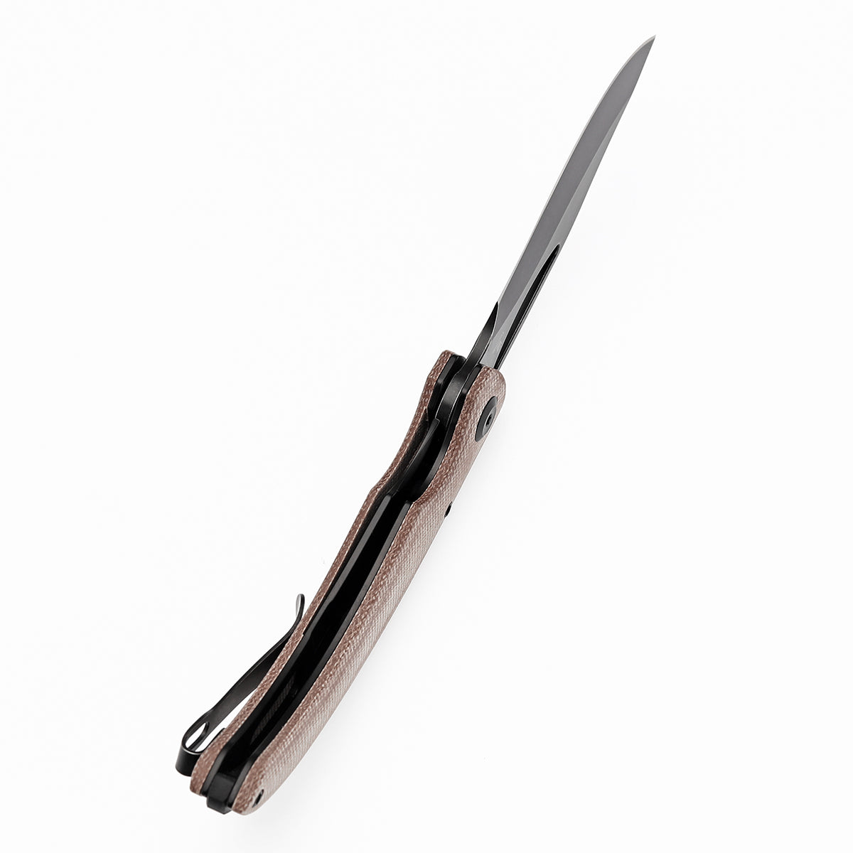 Tenable Gideon T1119A2 blade detail – blackwash Nitro-V clip point