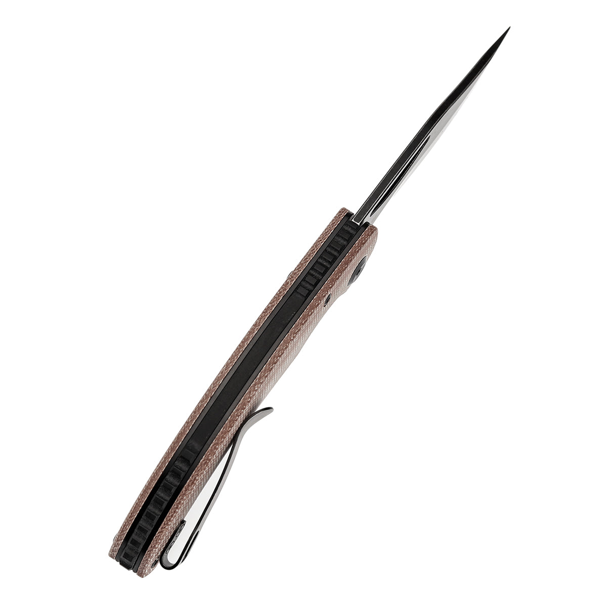 Tenable Gideon T1119A2 brown Micarta handle scales