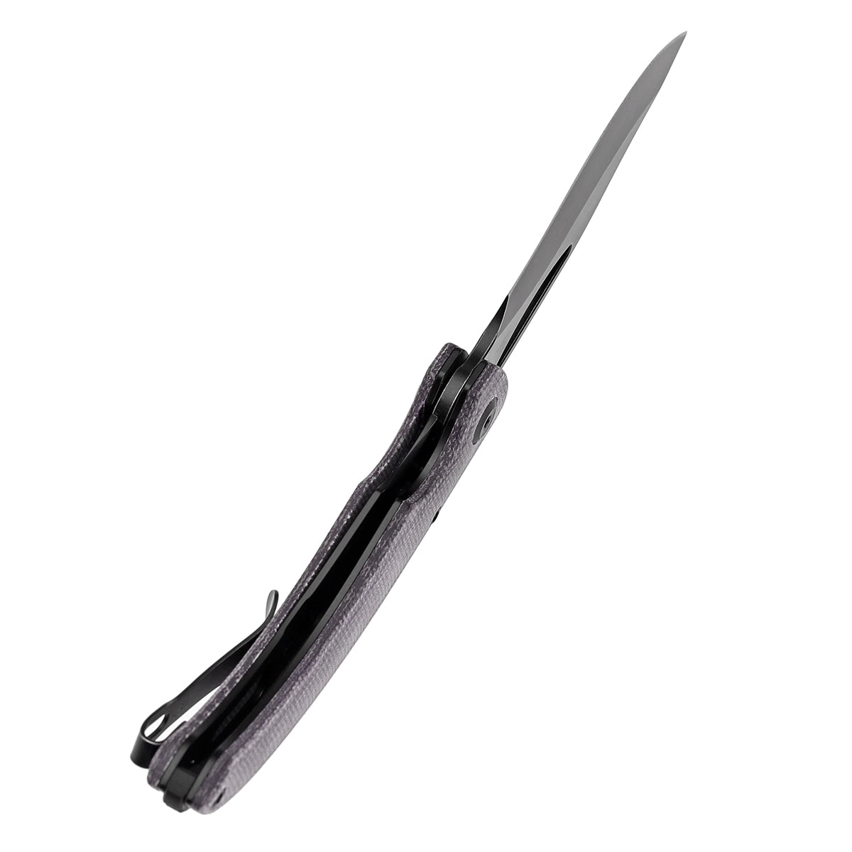 Tenable Gideon T1119A4 blade detail – blackwash Nitro-V clip point