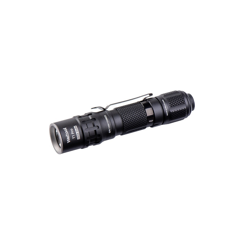 Weltool T1 Pro mini EDC flashlight with pocket clip