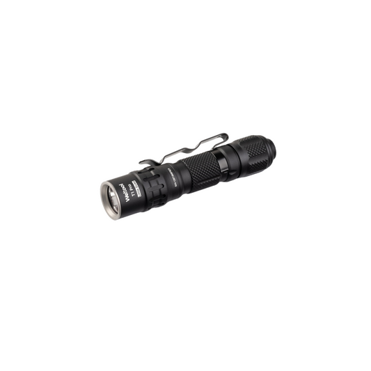 Weltool T1 Pro TAC OD Green front view, 540 lumen mini tactical flashlight
