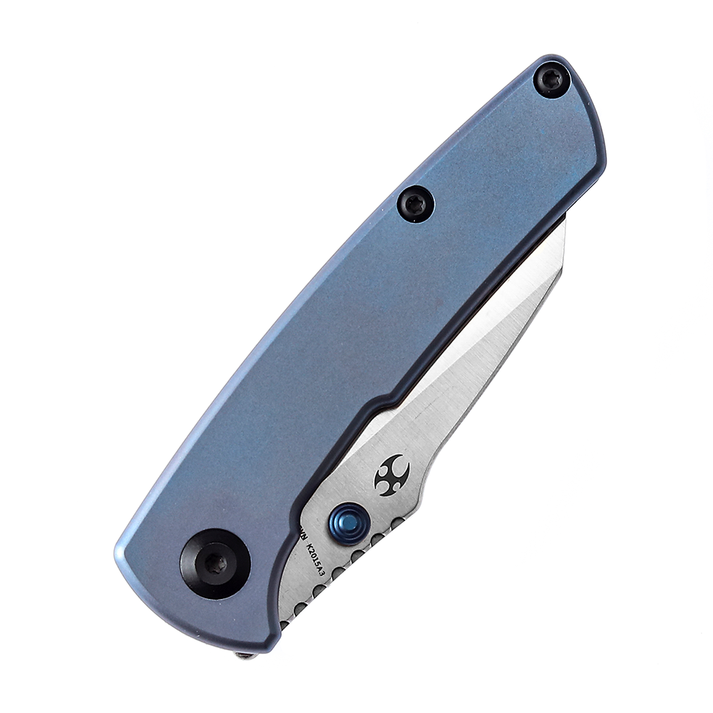 Kansept Little Main Street T2015A3 blade detail – satin CPM-S35VN reverse tanto