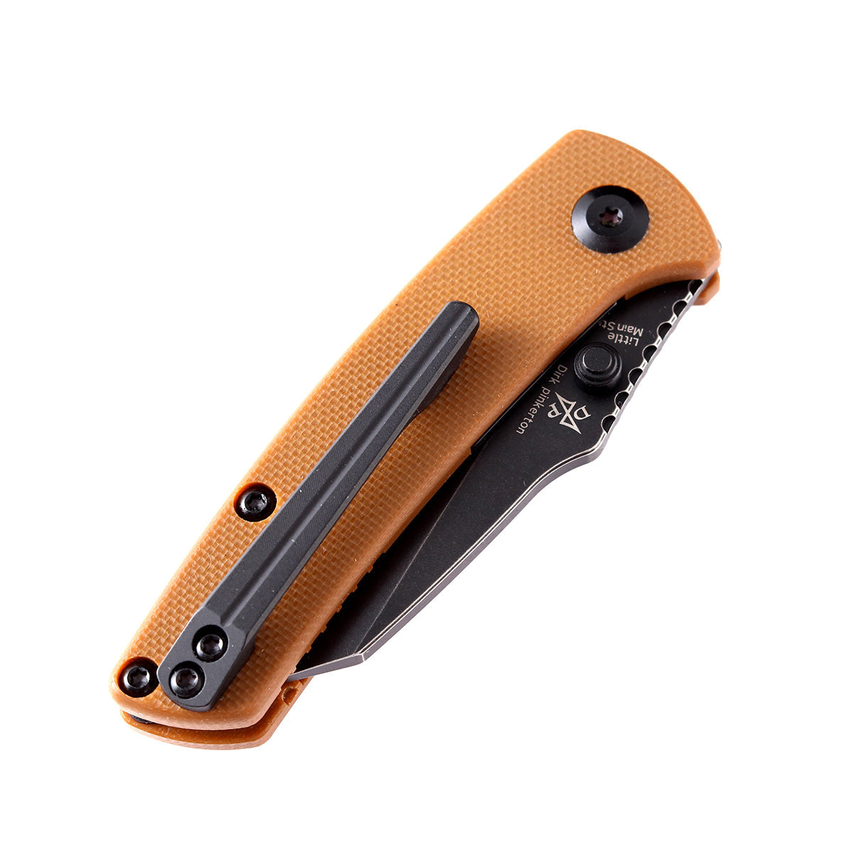 Kansept Little Main Street T2015A8 brown G10 handle scales