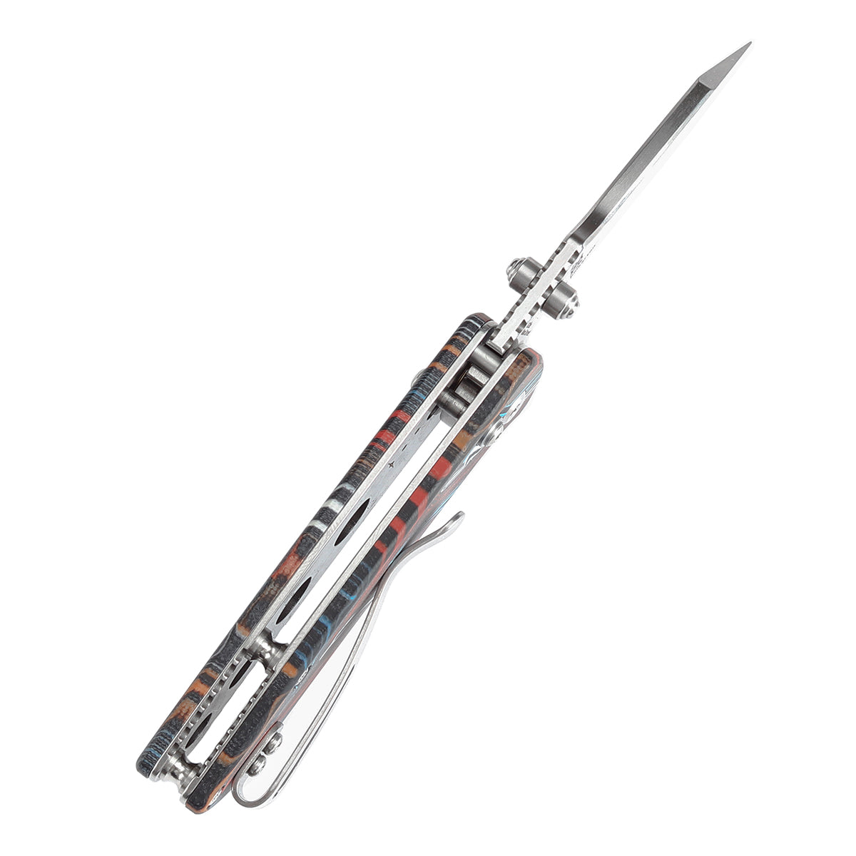 Kansept Little Main Street T2015V8 multi-colored G-mascus G10 handle scales