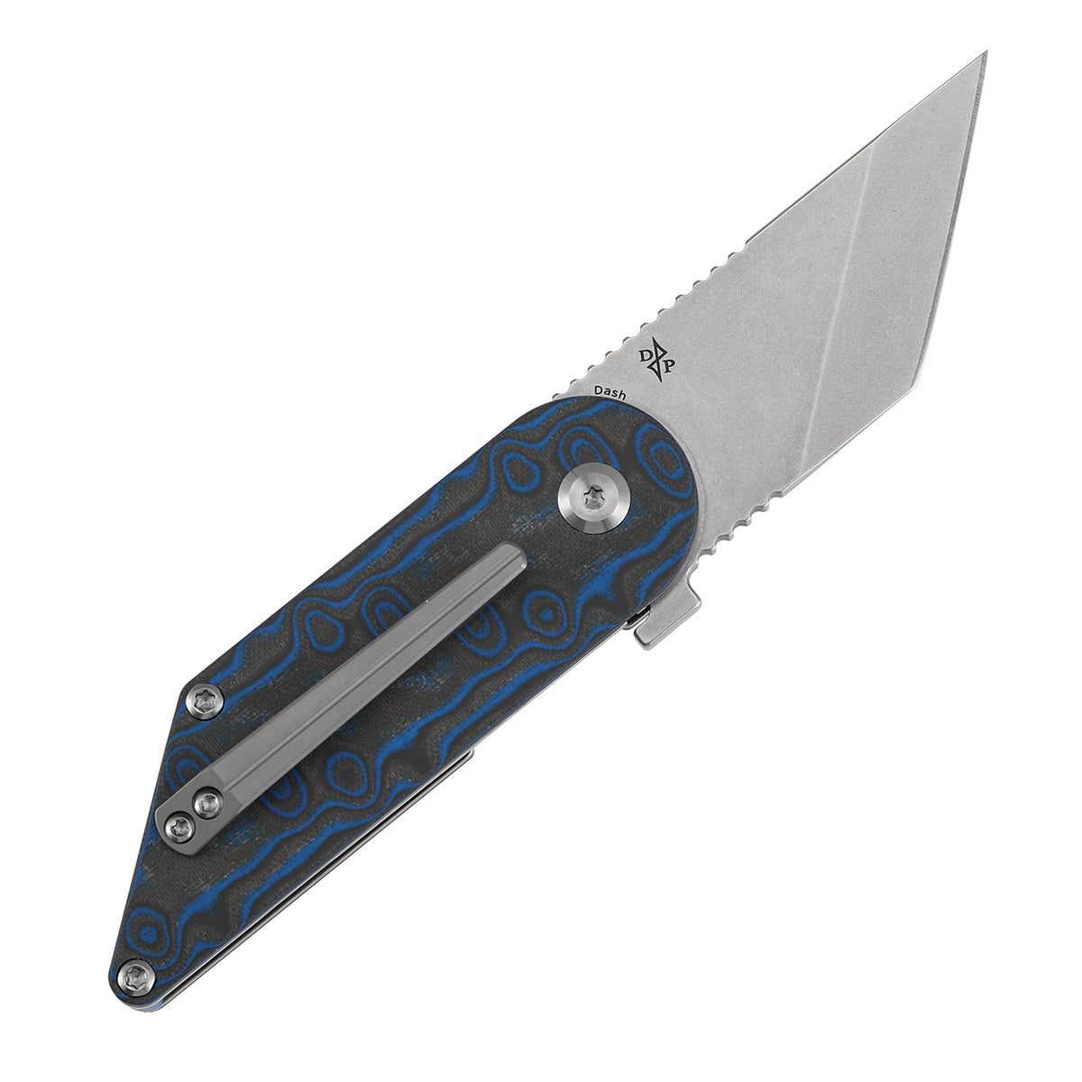 Kansept Dash T2045A3 open position showing 154CM Kiridashi blade
