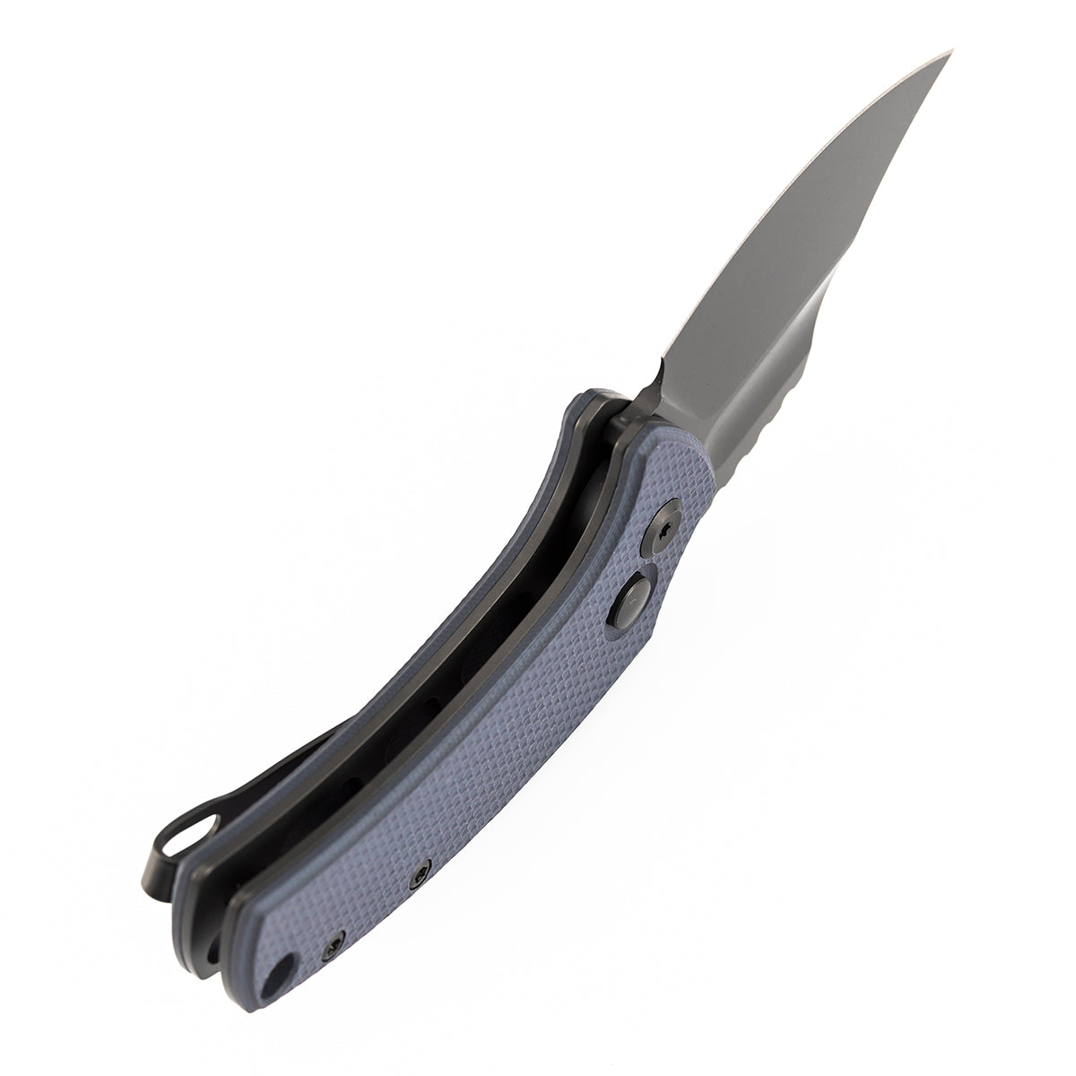 Kansept Wasp T2144F1 open position showing 154CM modified Wharncliffe blade