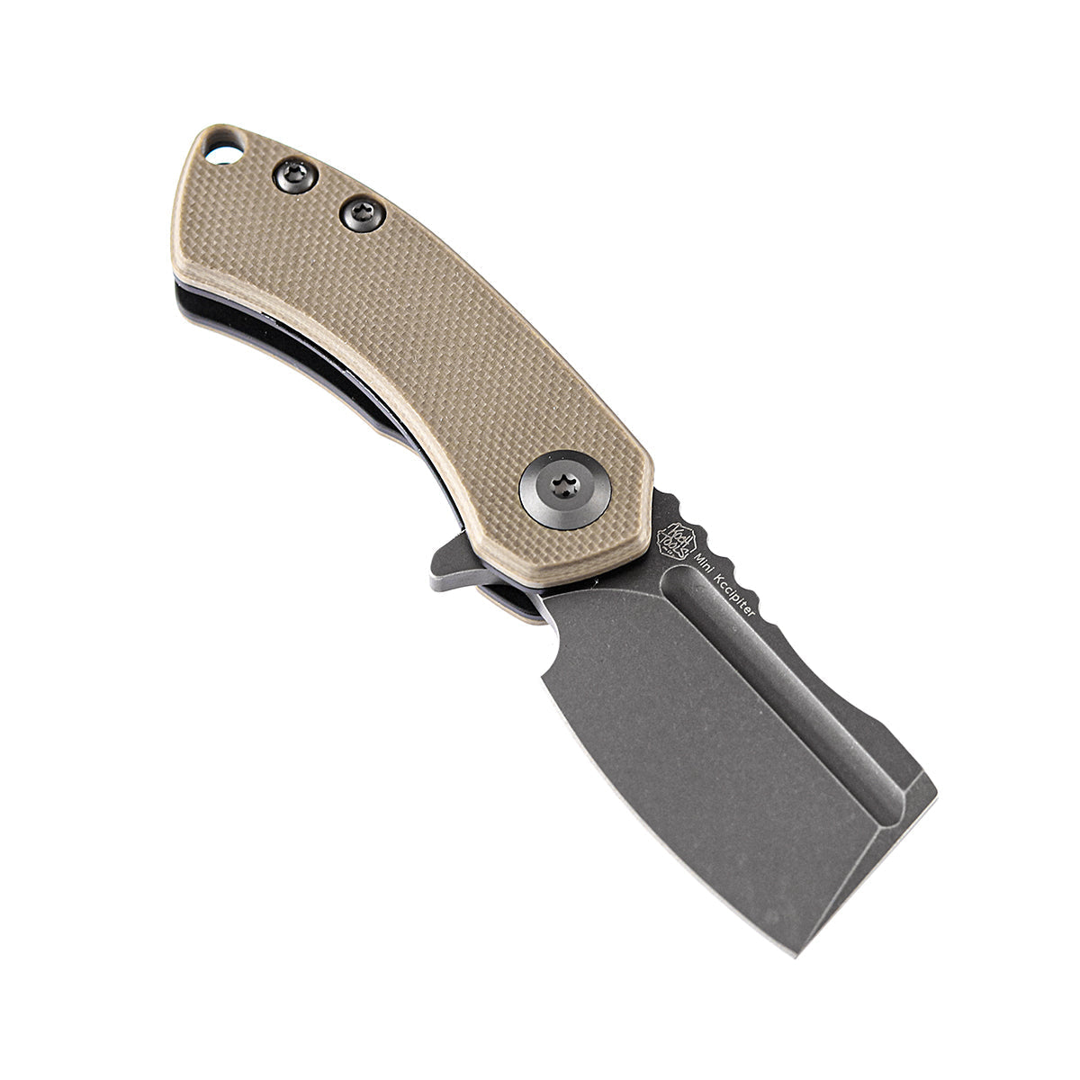 Kansept Mini Korvid T3030A2 open position showing 154CM cleaver blade