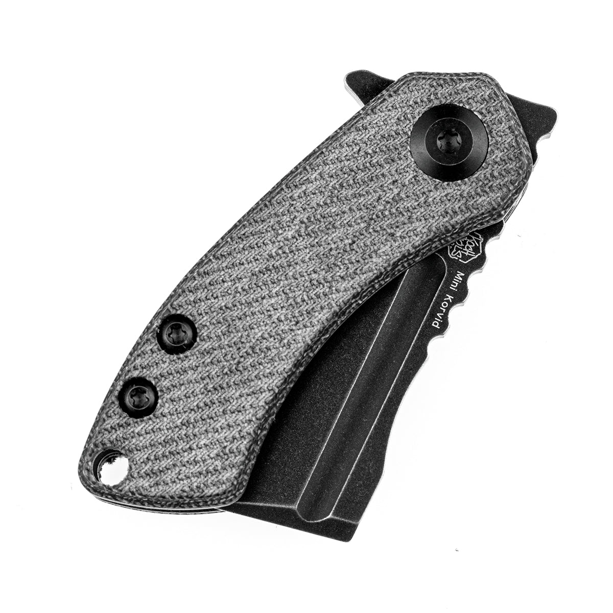 Kansept Mini Korvid T3030A9 denim G10 handle scales