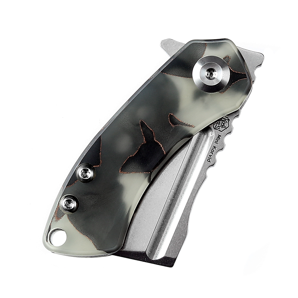 Kansept Mini Korvid T3030B5 Luminous Resin glow-in-the-dark handle scales