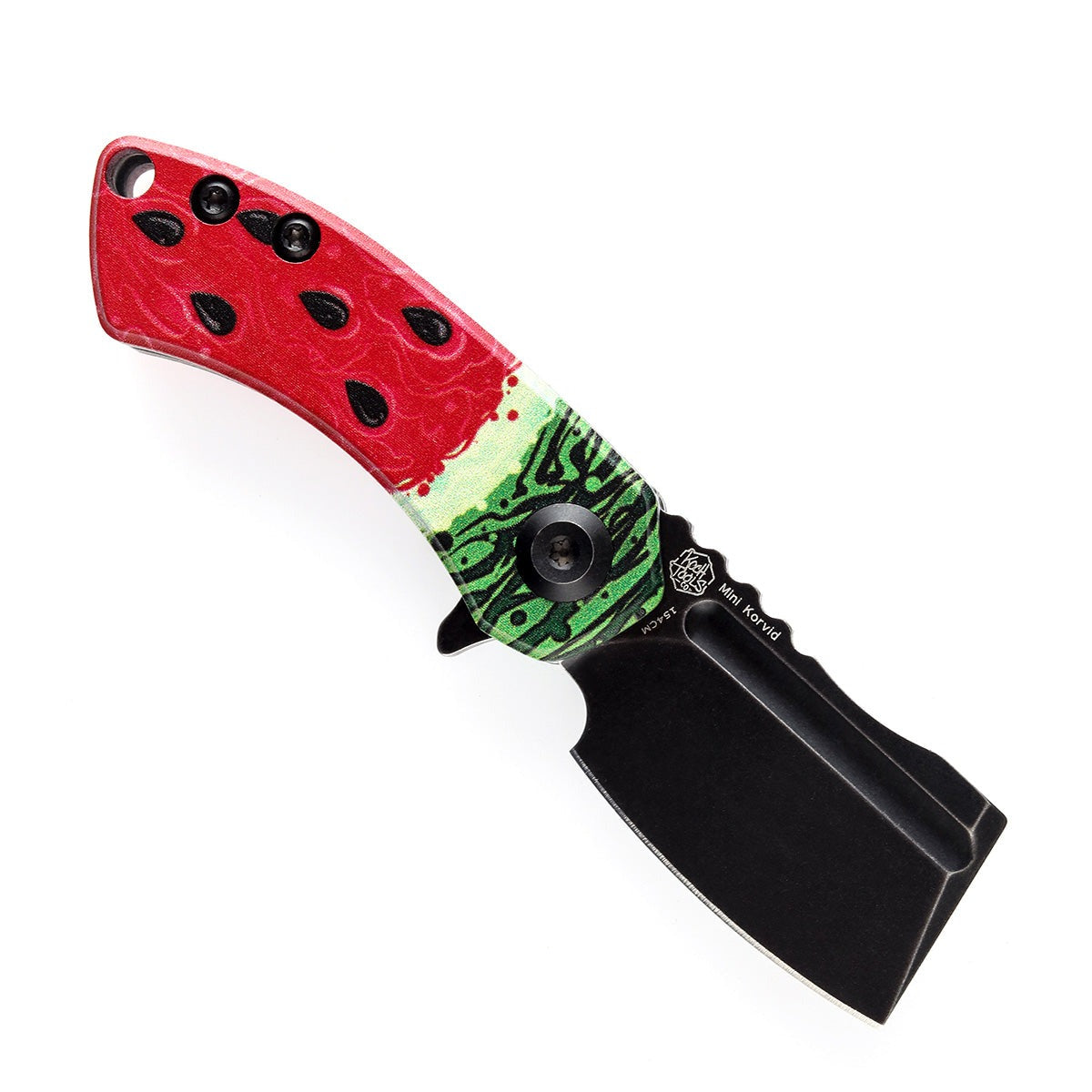 Kansept Mini Korvid T3030C1 open position showing 154CM cleaver blade