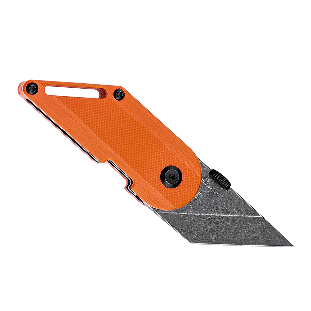 Kansept Dash T3045A3 open position showing 154CM Tanto blade