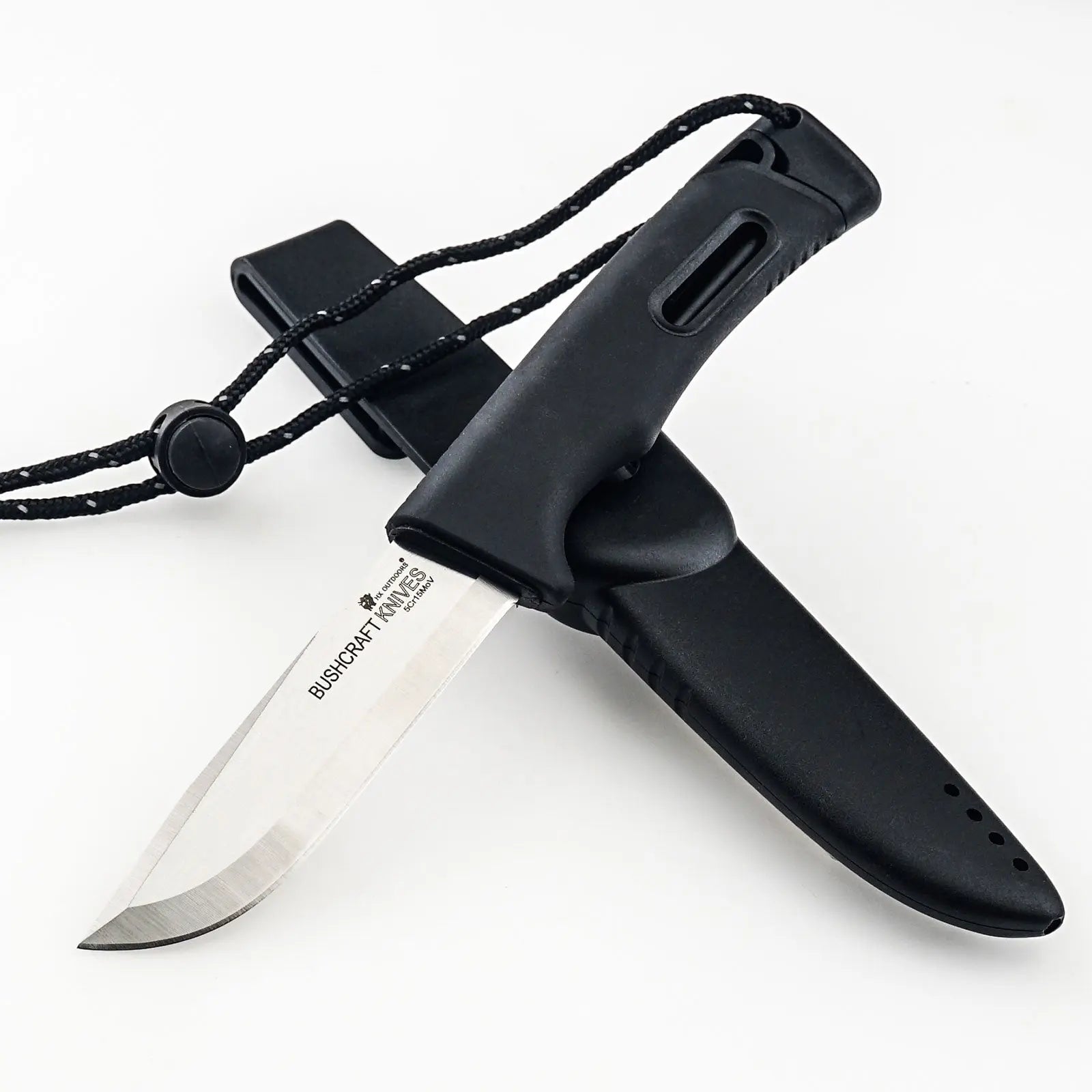 HX Outdoors Survival Master 4 TD-21B blade detail – 5Cr15 stainless steel