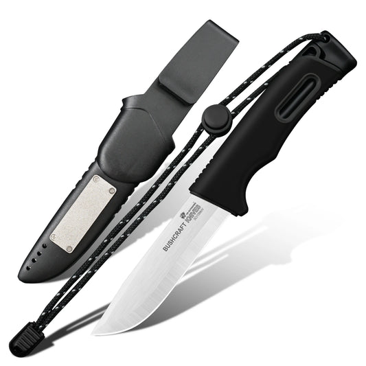HX Outdoors Survival Master 4 TD-21B front view – 3.74" 5Cr15 fixed blade survival knife