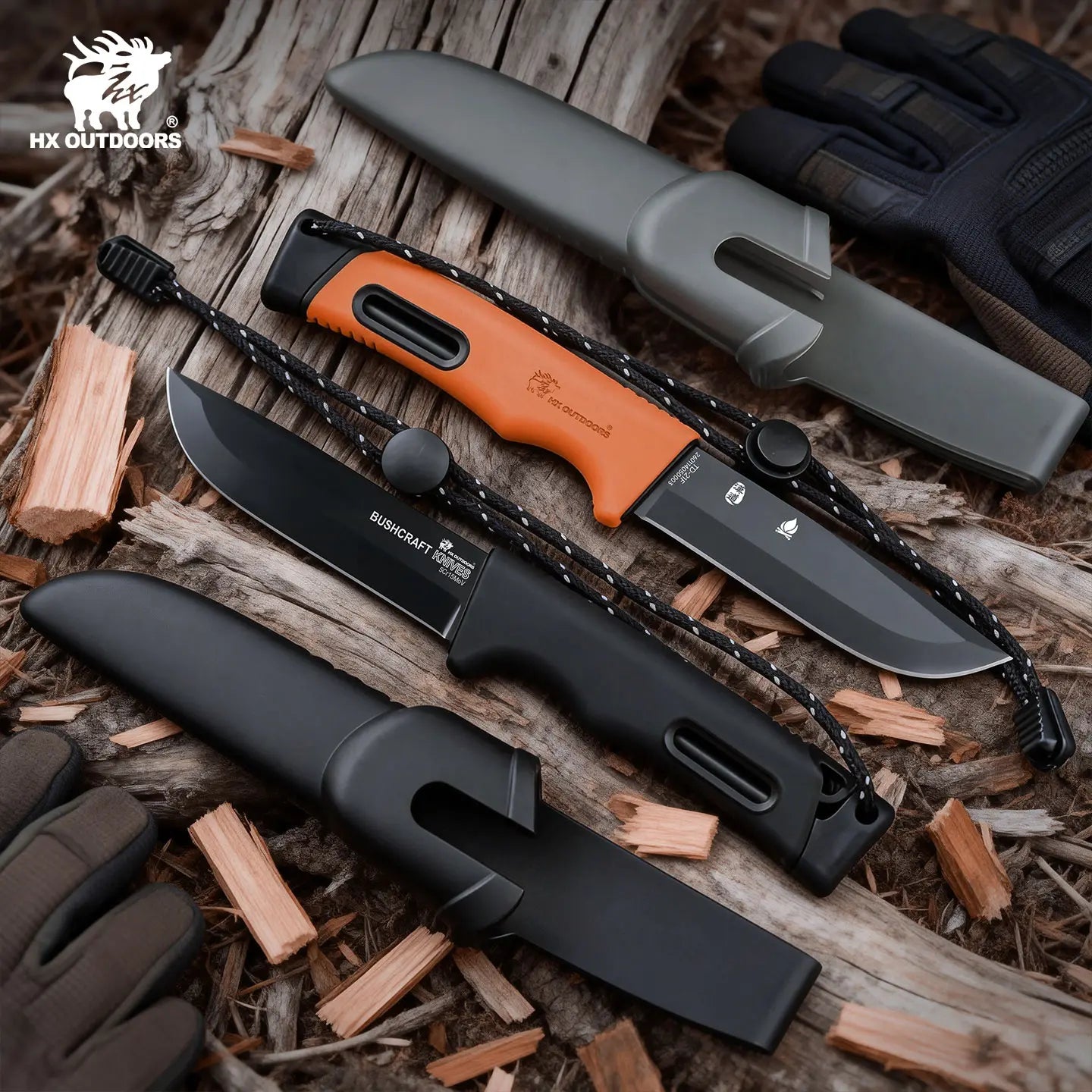 HX Outdoors Survival Master 4 TD-21E with PP plastic sheath