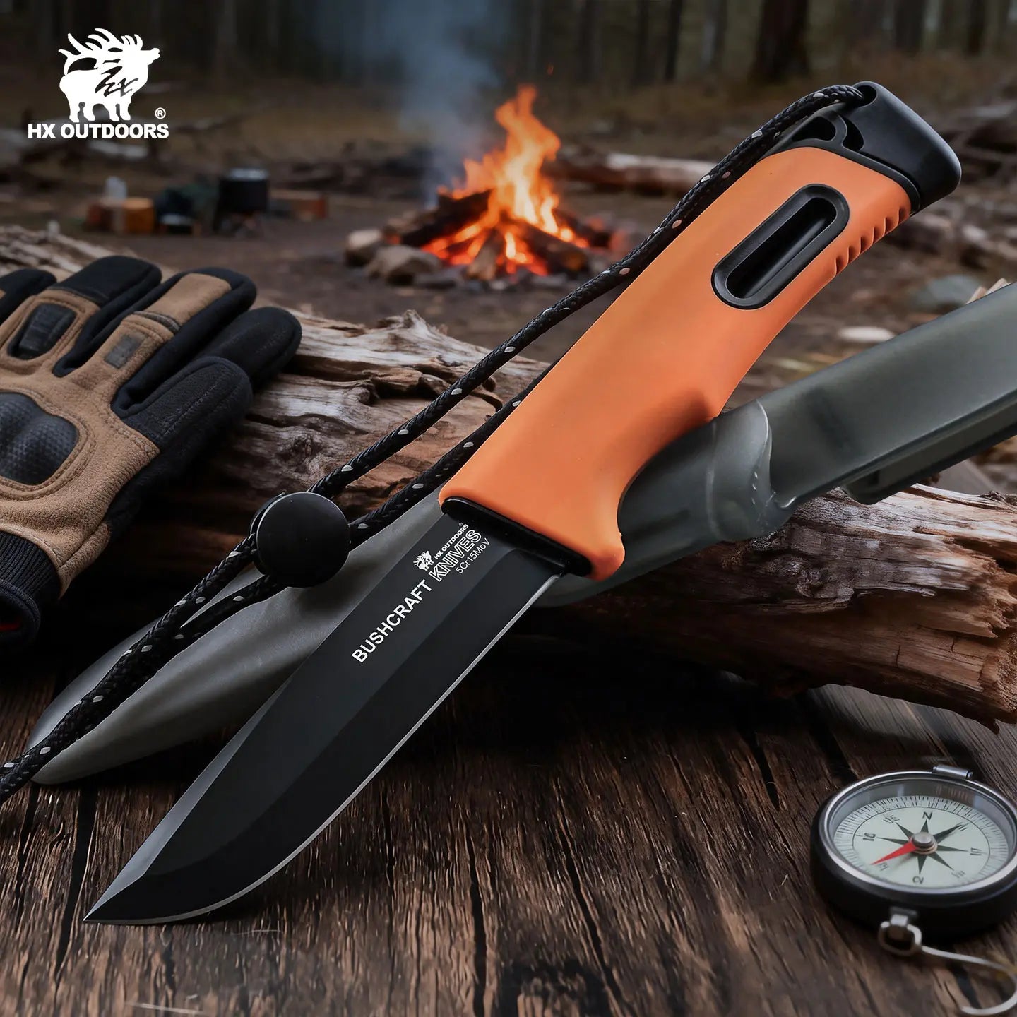 HX Outdoors Survival Master 4 TD-21F with PP plastic sheath