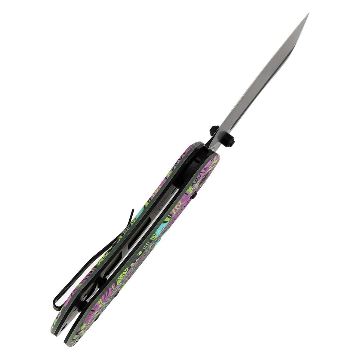 Kansept Korvid V TE2030V5 jade G10 purple undead print handle scales
