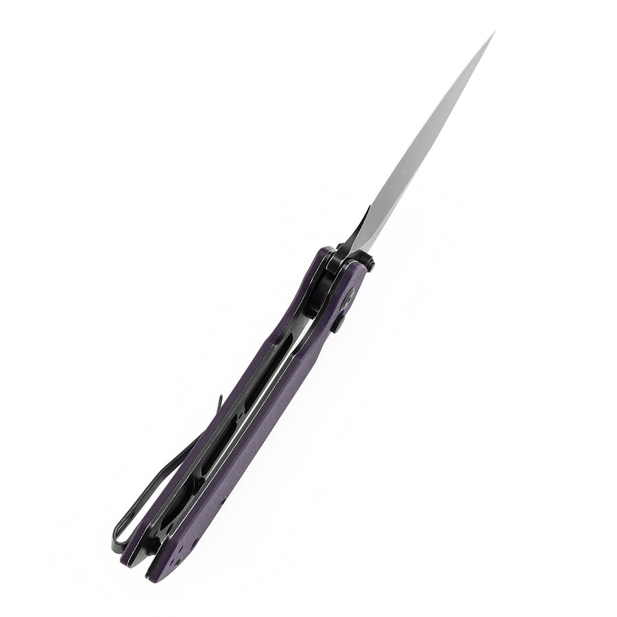 Tenable Fenrir T1034F10 blade detail – blackwash 14C28N harpoon