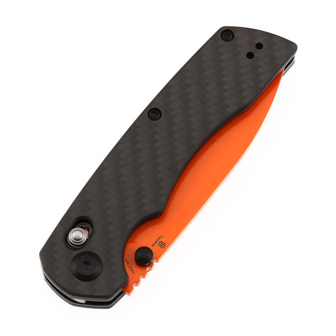 Tenable Kryo T1001V12 view 6 – ambidextrous crossbar lock and thumb stud detail