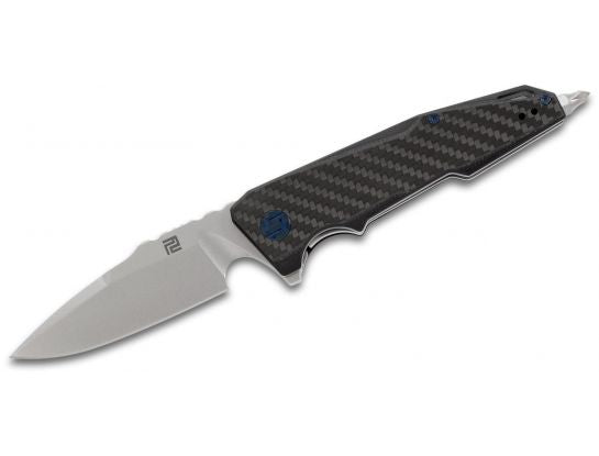 Artisan Cutlery 1706P-CF Folding Knife Carbon Fiber Handles 3.75" Blade D2 Steel