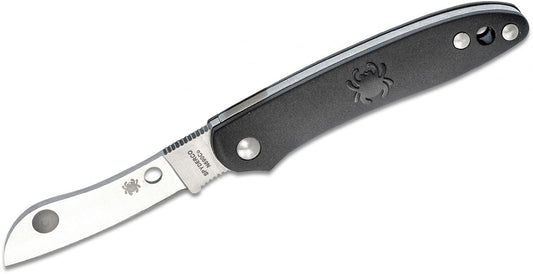 Spyderco Roadie Slipjoint Folder Black FRN Handles - C189PBK