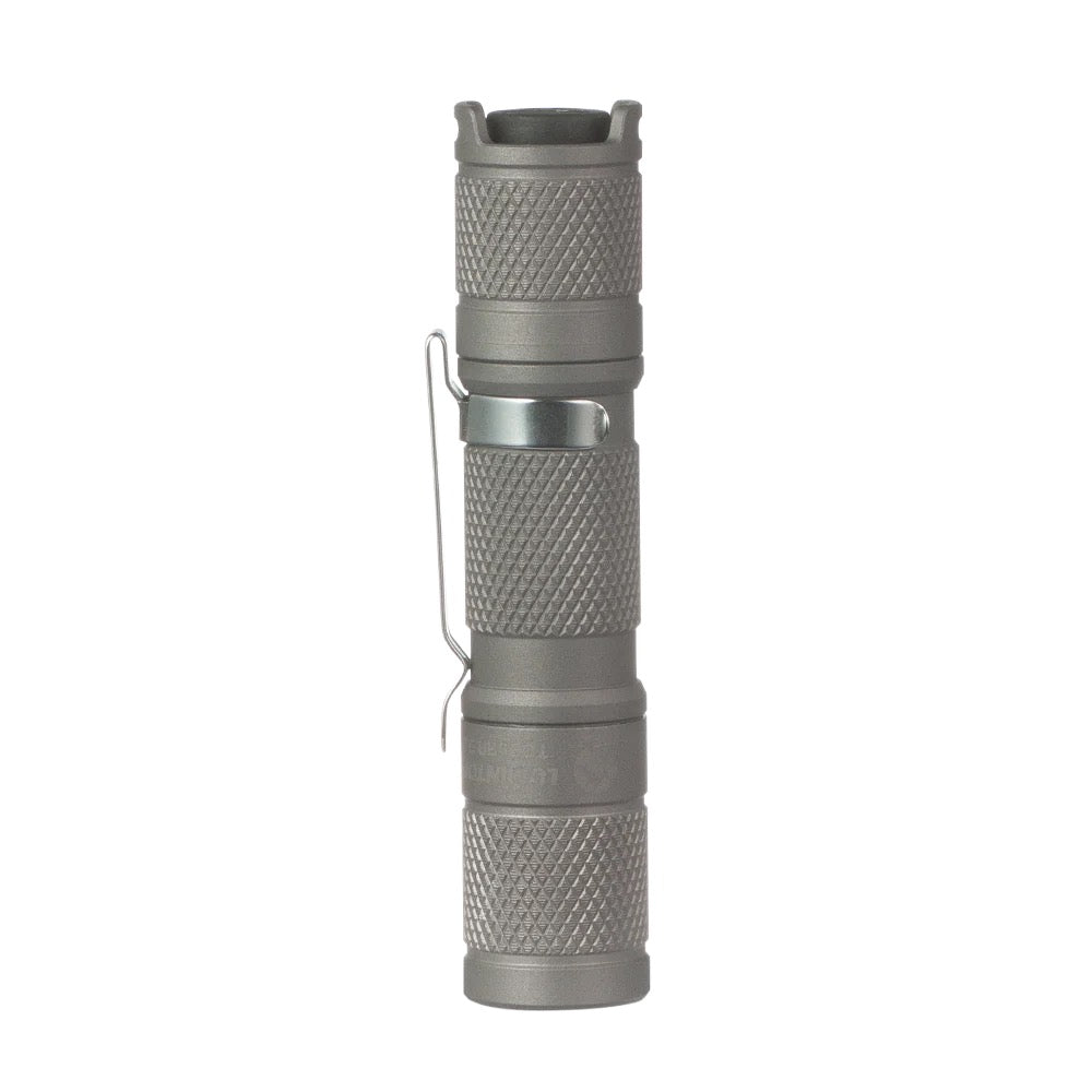 Lumintop Tool AA 3.0 Sandblasted Titanium EDC Flashlight – 900 Lumens, USB-C Rechargeable, Osram P9 LED
