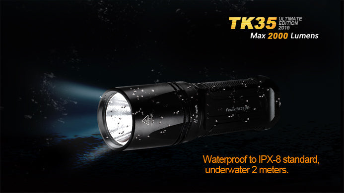 Fenix TK35UE Ultimate Edition 2015 2x 18650 / 4x CR123A 2000 Lumens CREE XHP 50 LED Flashlight