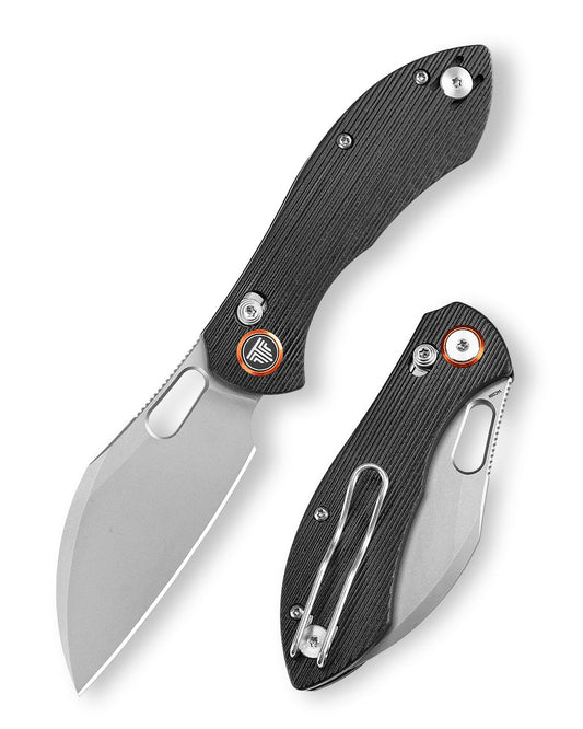 TRIVISA Batwing-BG JM10S-BG-14 â€“ 2.99" 14C28N Sheepfoot Crossbar Lock Knife with G10 Handle