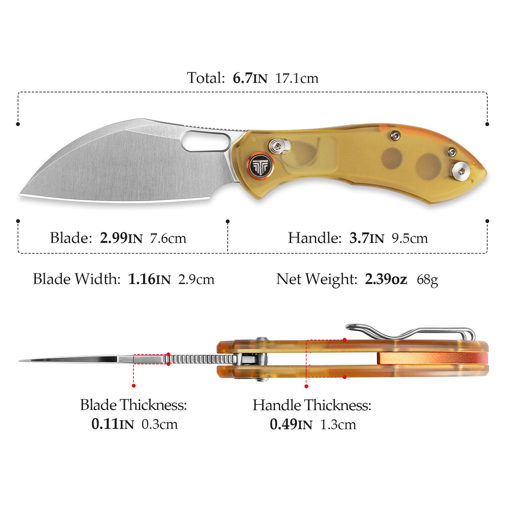 TRIVISA Batwing-YP JM10S-YP-14 side view – blade and crossbar lock detail