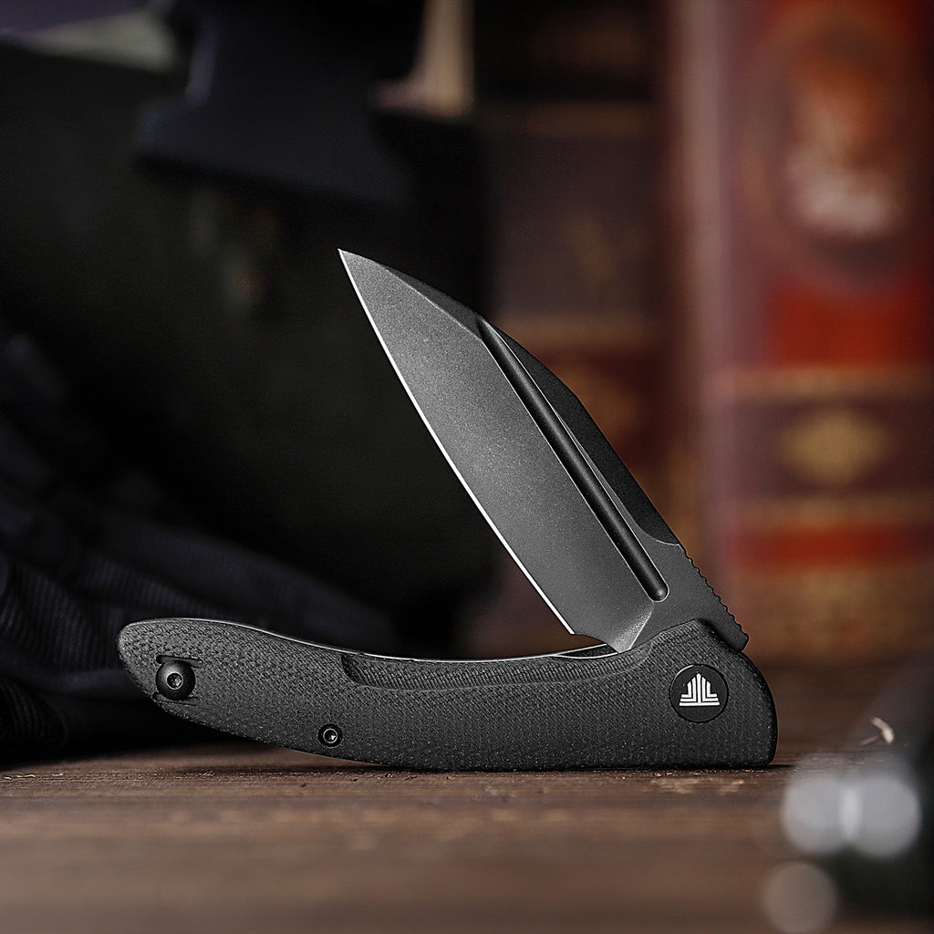 TRIVISA Cuckoo-BM TY30-BM-14 lock knife with sheepfoot blade and Micarta handle