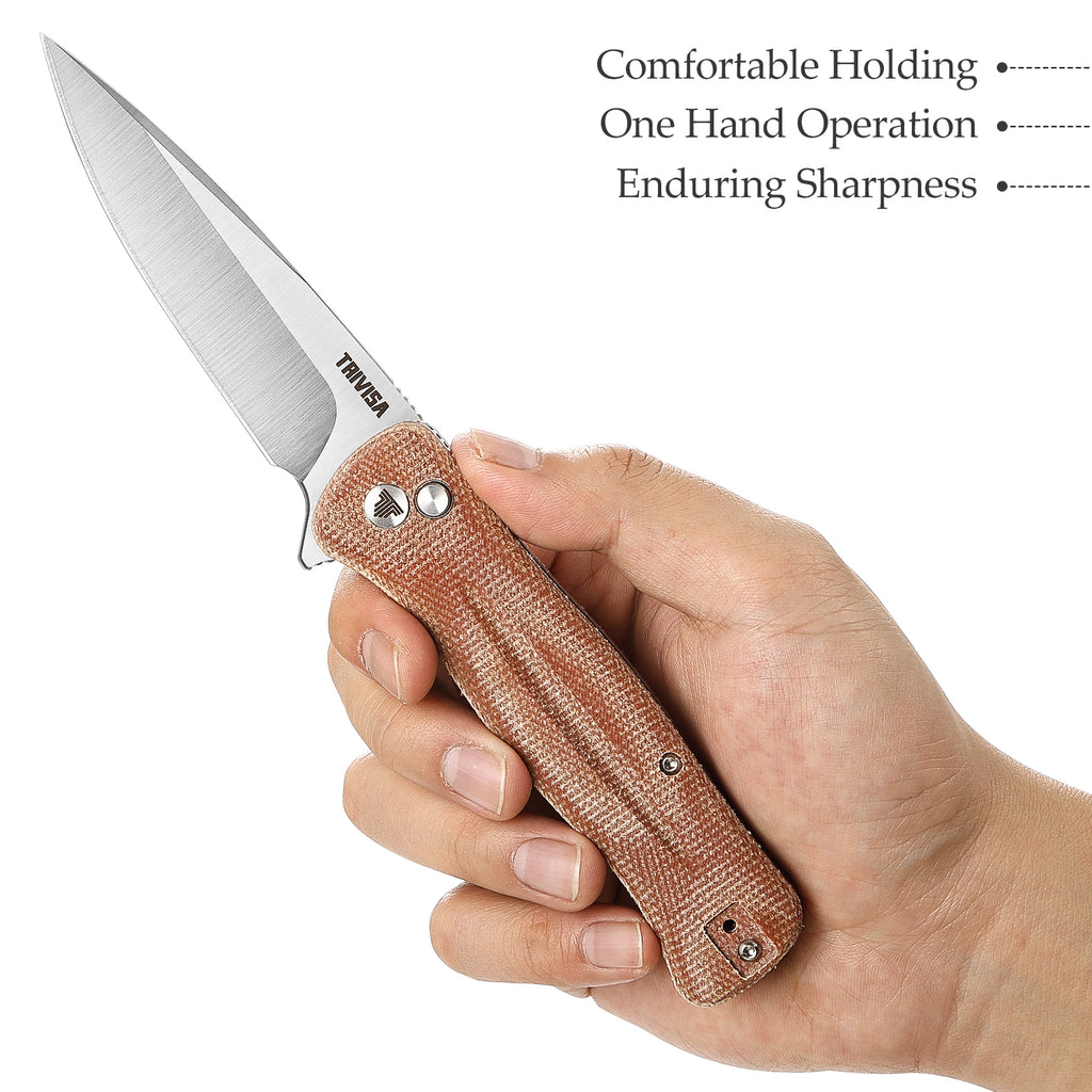 TRIVISA Dor-04Br TY09-OM-14C satin 14C28N blade detail