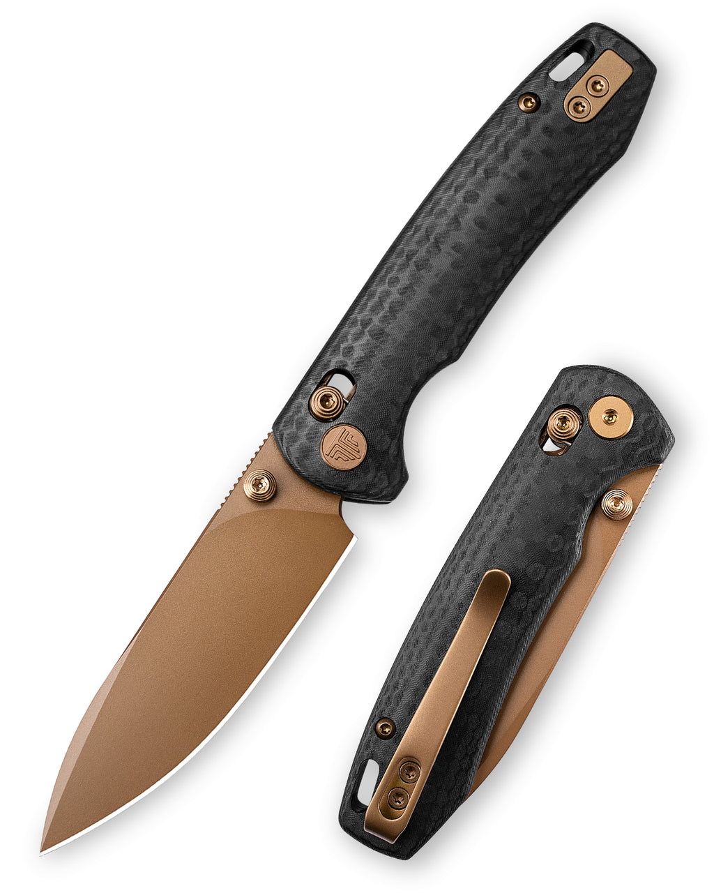 TRIVISA Dragonfly-CG JM03-CG-14 2.99" drop point lock knife with carbon fiber handle
