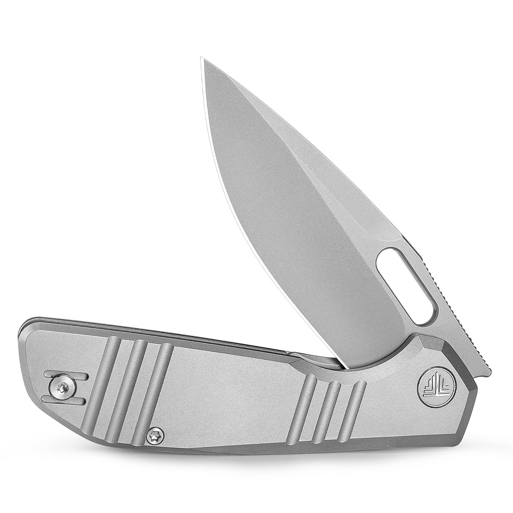 TRIVISA Gecko-S JM04-S-M 3.4" M390 Locking Knife with Pocket Clip