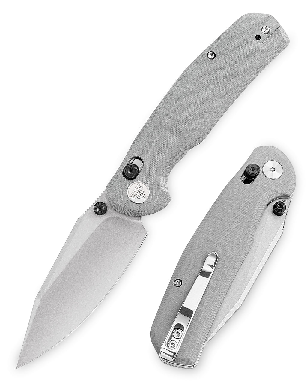 TRIVISA Hornet-03G JM01-GG-14 folding knife with drop point blade and G10 handle