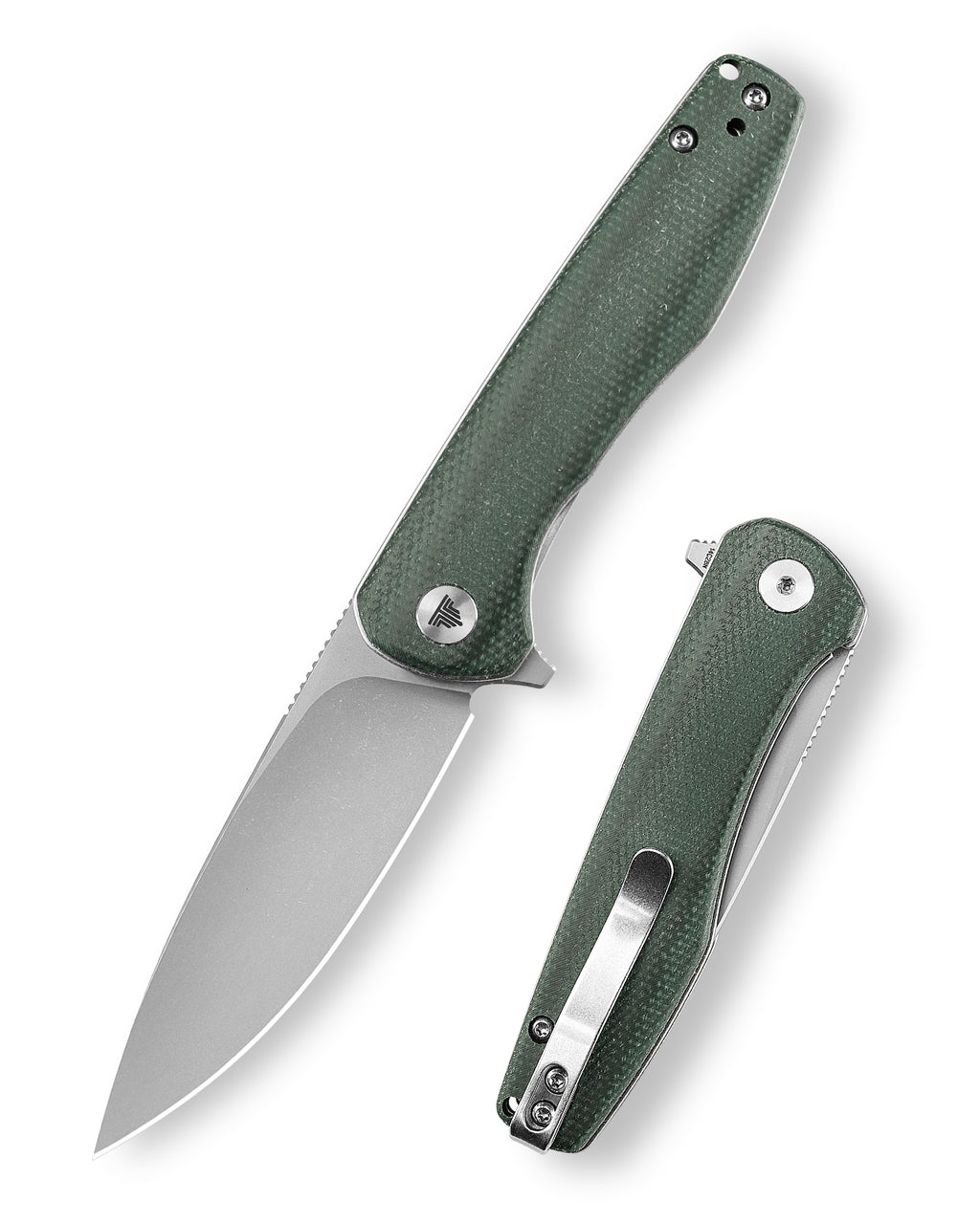 TRIVISA Hummingbird-GM JM07-GM-14 2.9" drop point liner lock knife with Micarta handle