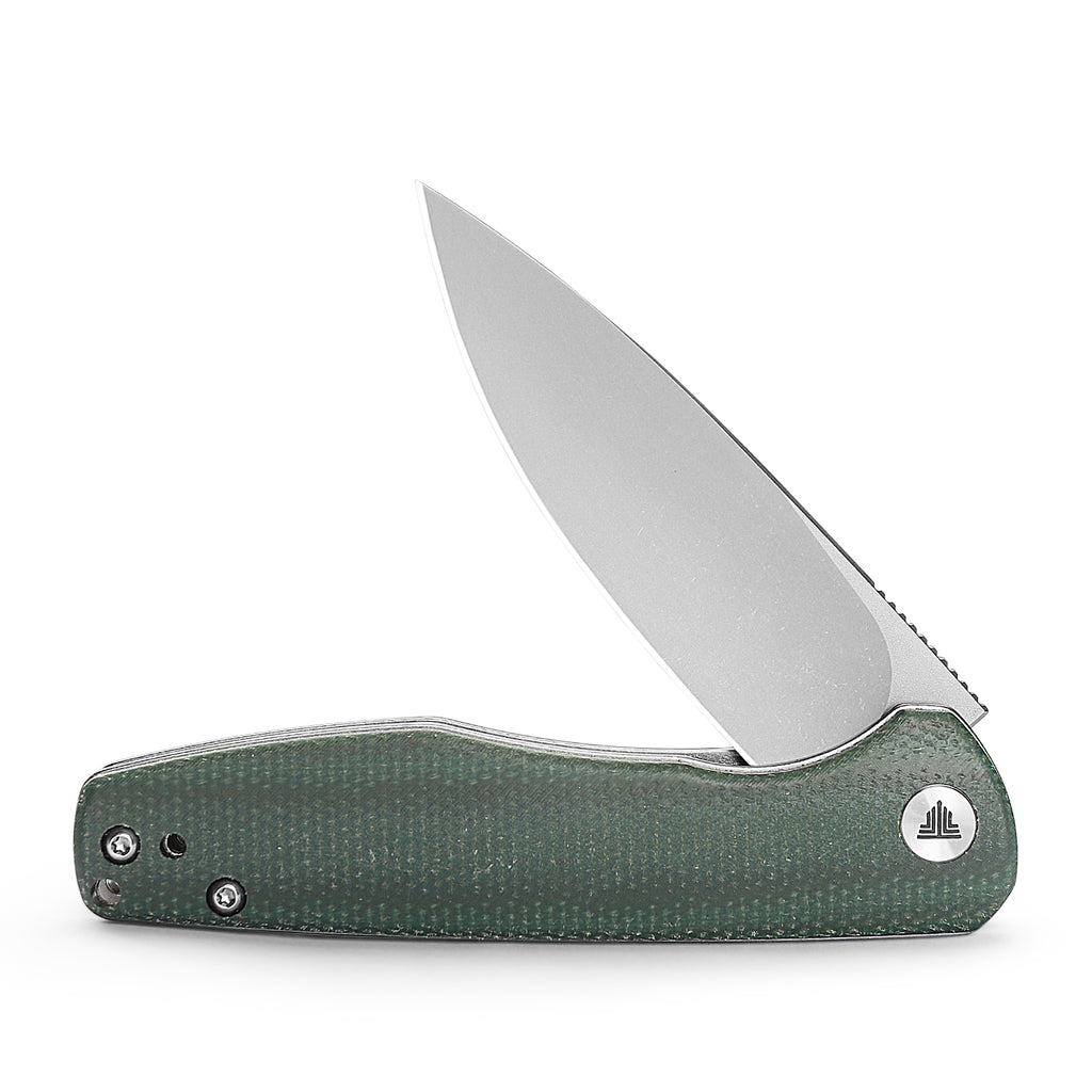 TRIVISA Hummingbird-GM JM07-GM-14 folding knife with ergonomic handle and blade in open position