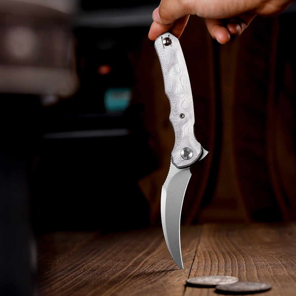 TRIVISA Lacerta-AL TY19-AL-14 lock knife with pointed blade and aluminum handle