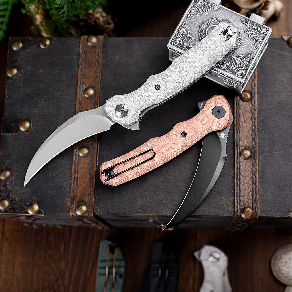 TRIVISA Lacerta-AL TY19-AL-14 lock knife with detailed handle and sleek blade design