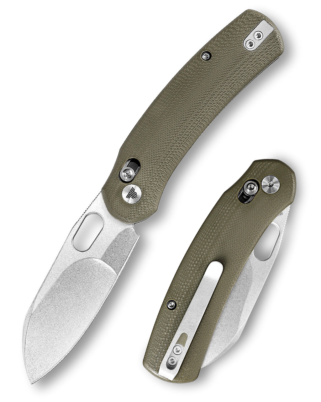 TRIVISA Lamb-03G TY26-G-N folding knife with G10 handle