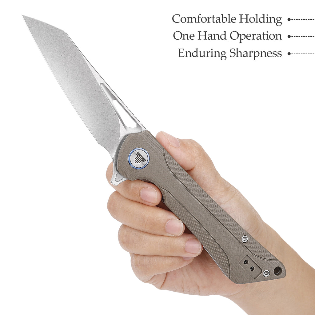 TRIVISA Monoceros-03D TY25-DG in hand showing ergonomic grip