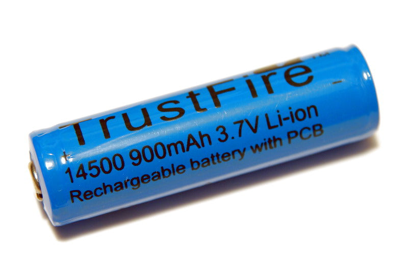 Trustfire 900 mAh 14500 Protected Lithium Rechargeable Battery