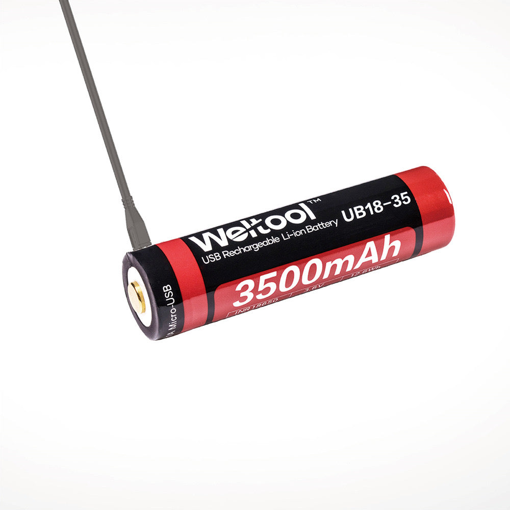 Weltool UB18-35 NCR18650GA rechargeable battery