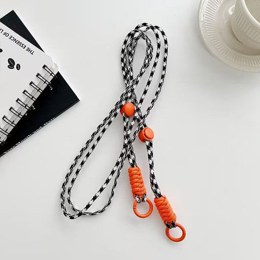 Viperade VAA4-03 Colorful Lanyard Strap (Black & White) front view