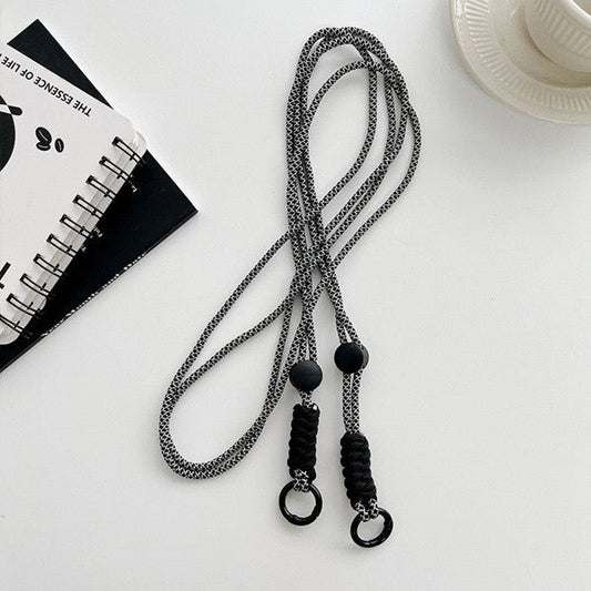 Viperade VAA4-04 Colorful Lanyard Strap (Gray & Black) front view