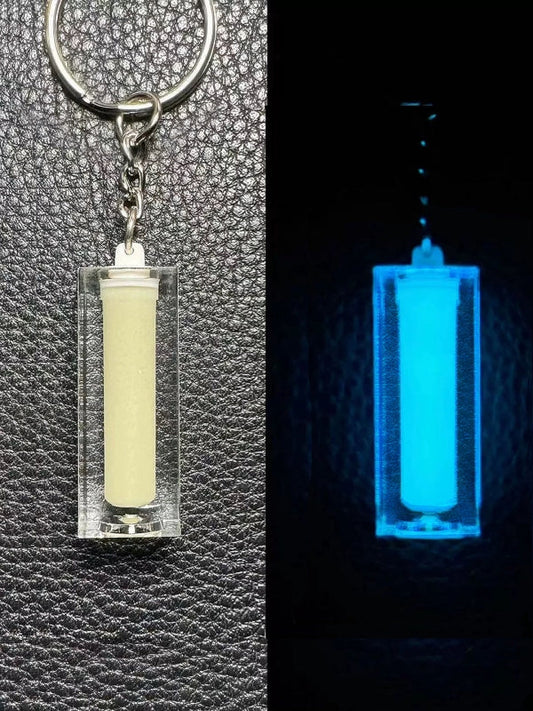 Viperade VAA5 Glow-in-the-Dark EDC Keychain (Ice Blue) front view